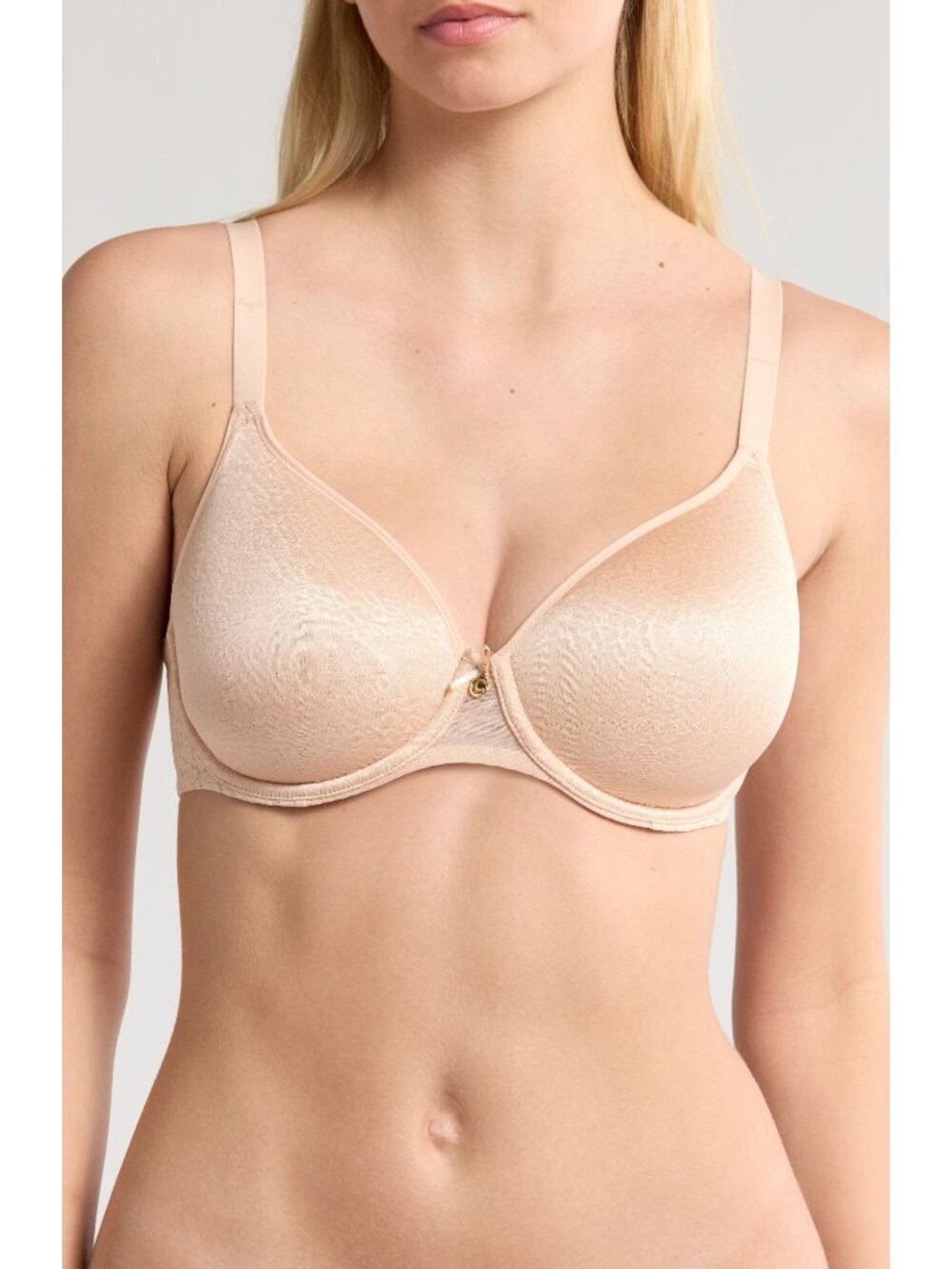 🆕CHANTELLE Norah Full Coverage Spacer T-Shirt Underwire Bra 38B Beige #13FN3